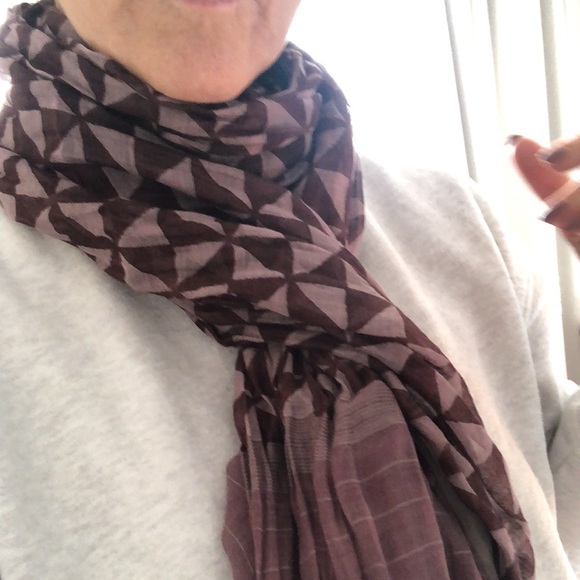 Calypso scarf burgundy - Picture 4 of 4